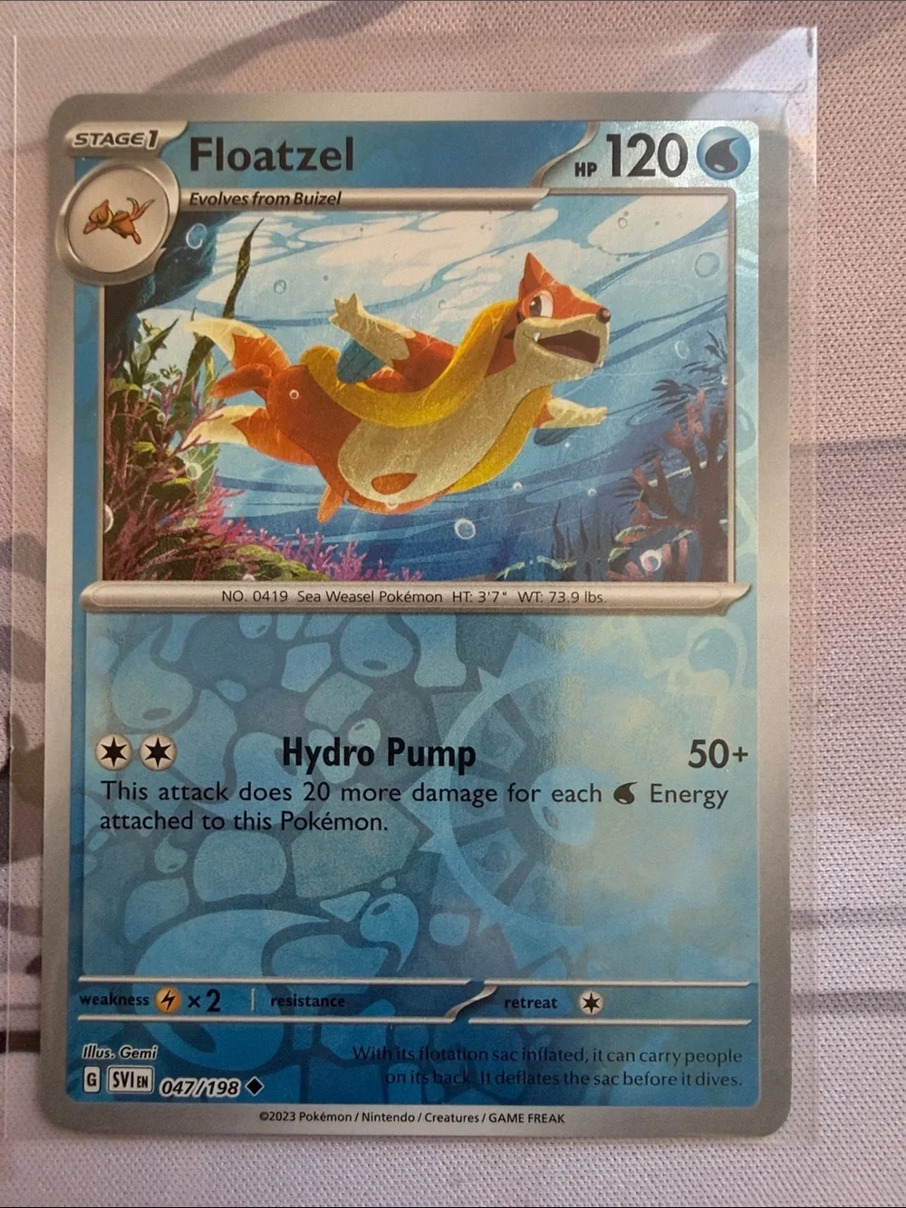 Buizel & Floatzel Pokémon Card Lot | 4 Cards Reverse Holo ✨5/$25✨
